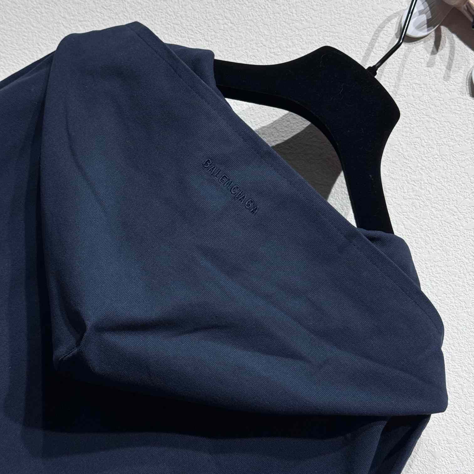 Balenciaga Blue Zip-Up Hoodie - EUR FASHION