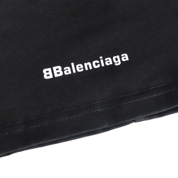 Balenciaga Paris Soccer T-Shirt Oversized In Black - EUR FASHION