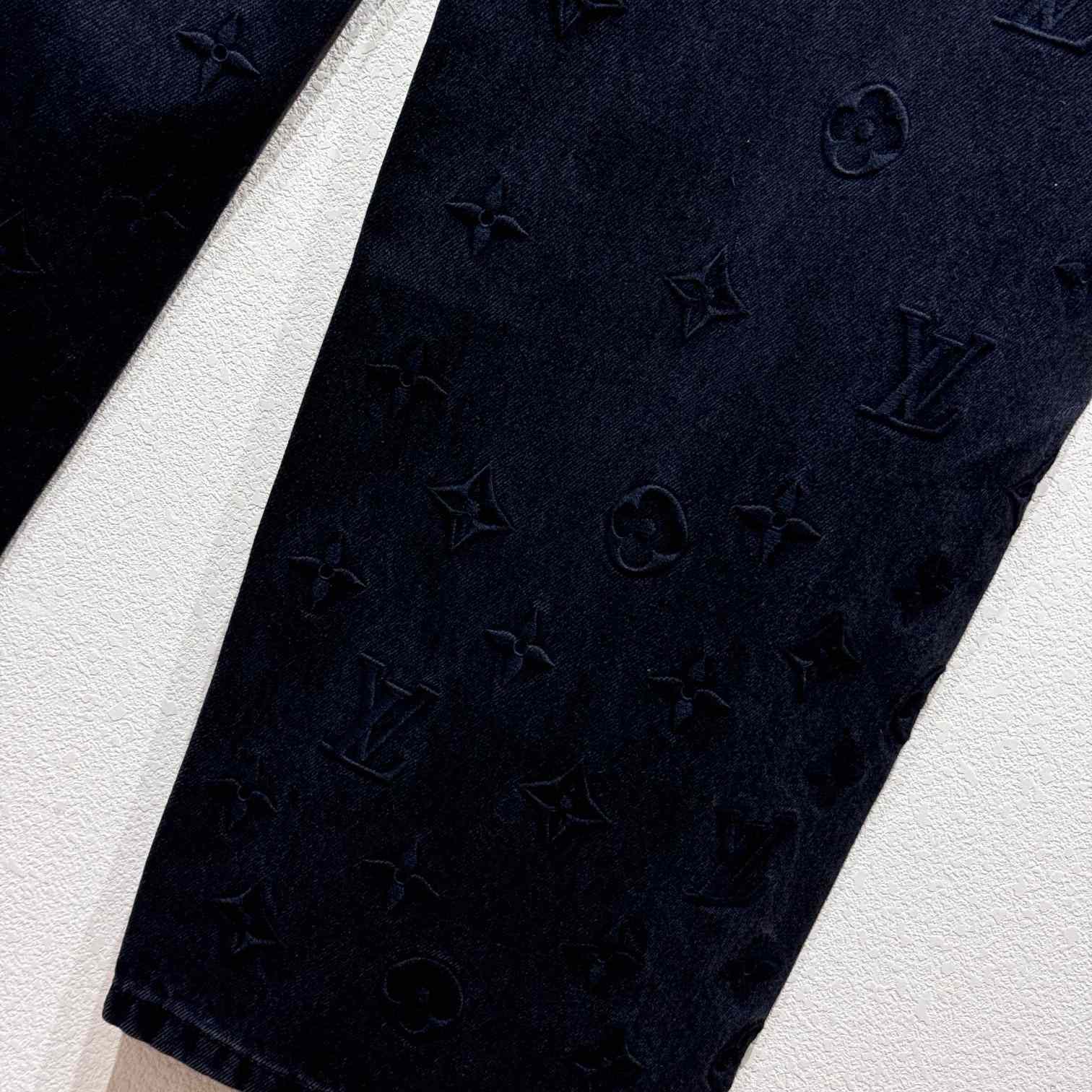 Louis Vuitton Embroidered Denim Pants    - EUR FASHION