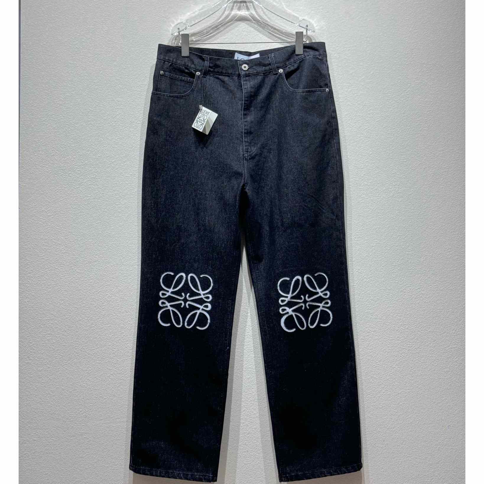 Loewe Anagram Baggy Jeans - EUR FASHION