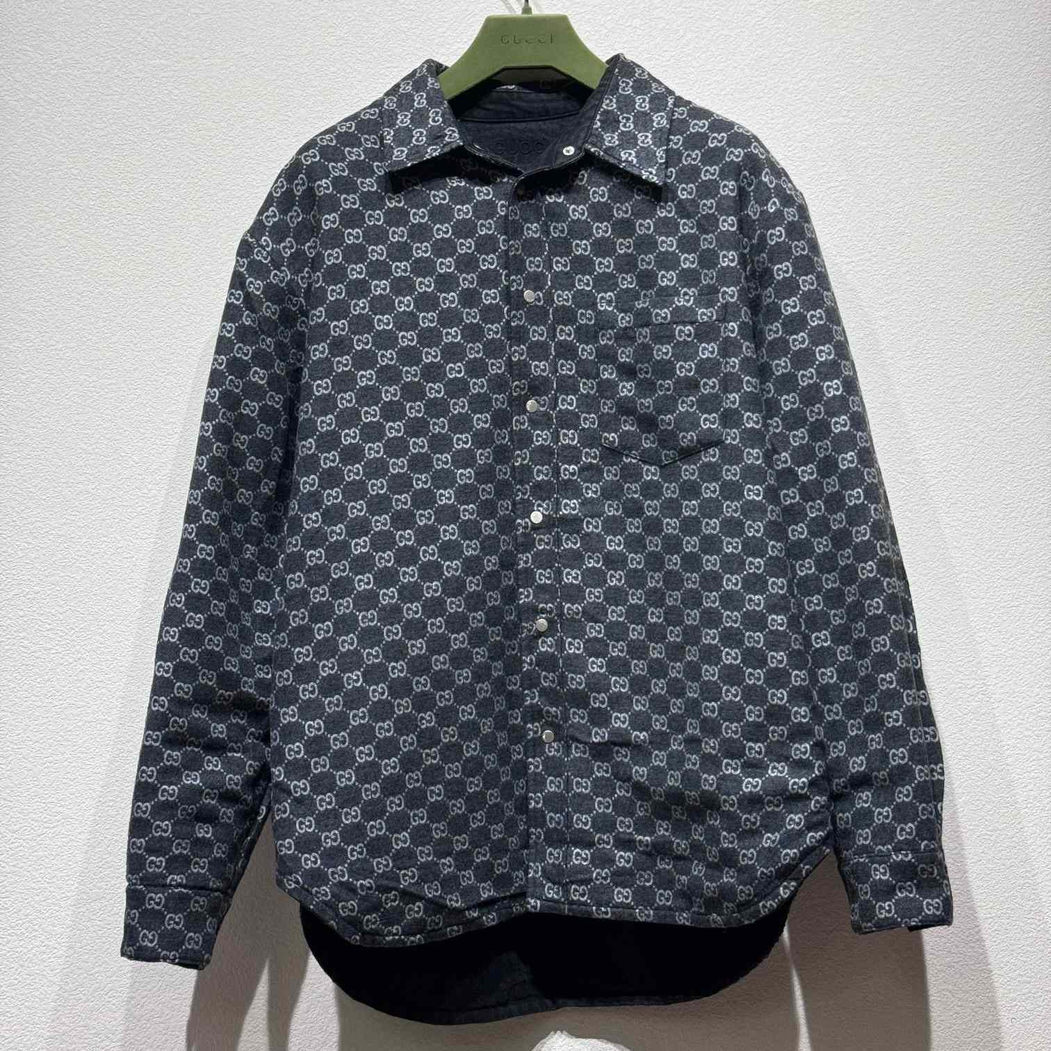 Gucci Reversible GG-jacquard Shirt - EUR FASHION