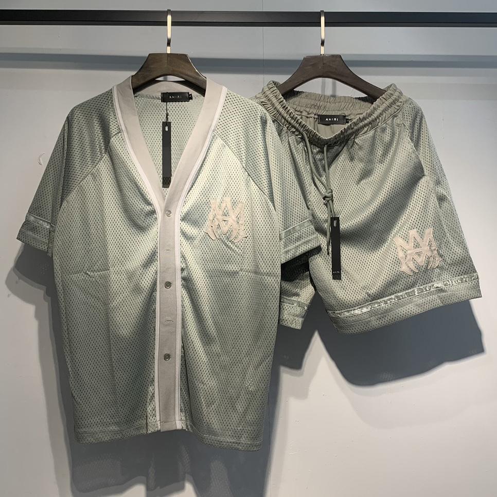 Amiri Baseball Shirt & Shorts - EUR FASHION