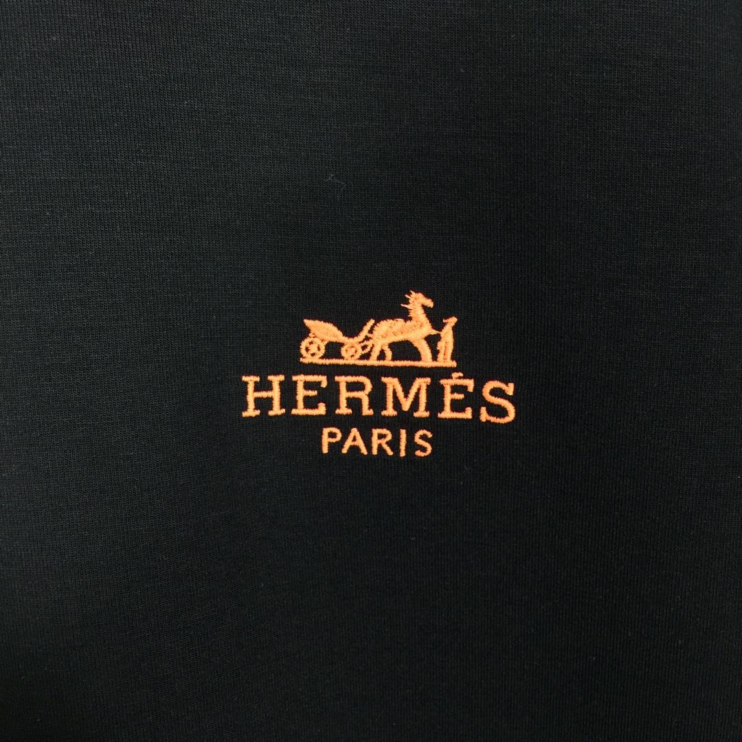 Hermes Cotton T-Shirt  - EUR FASHION