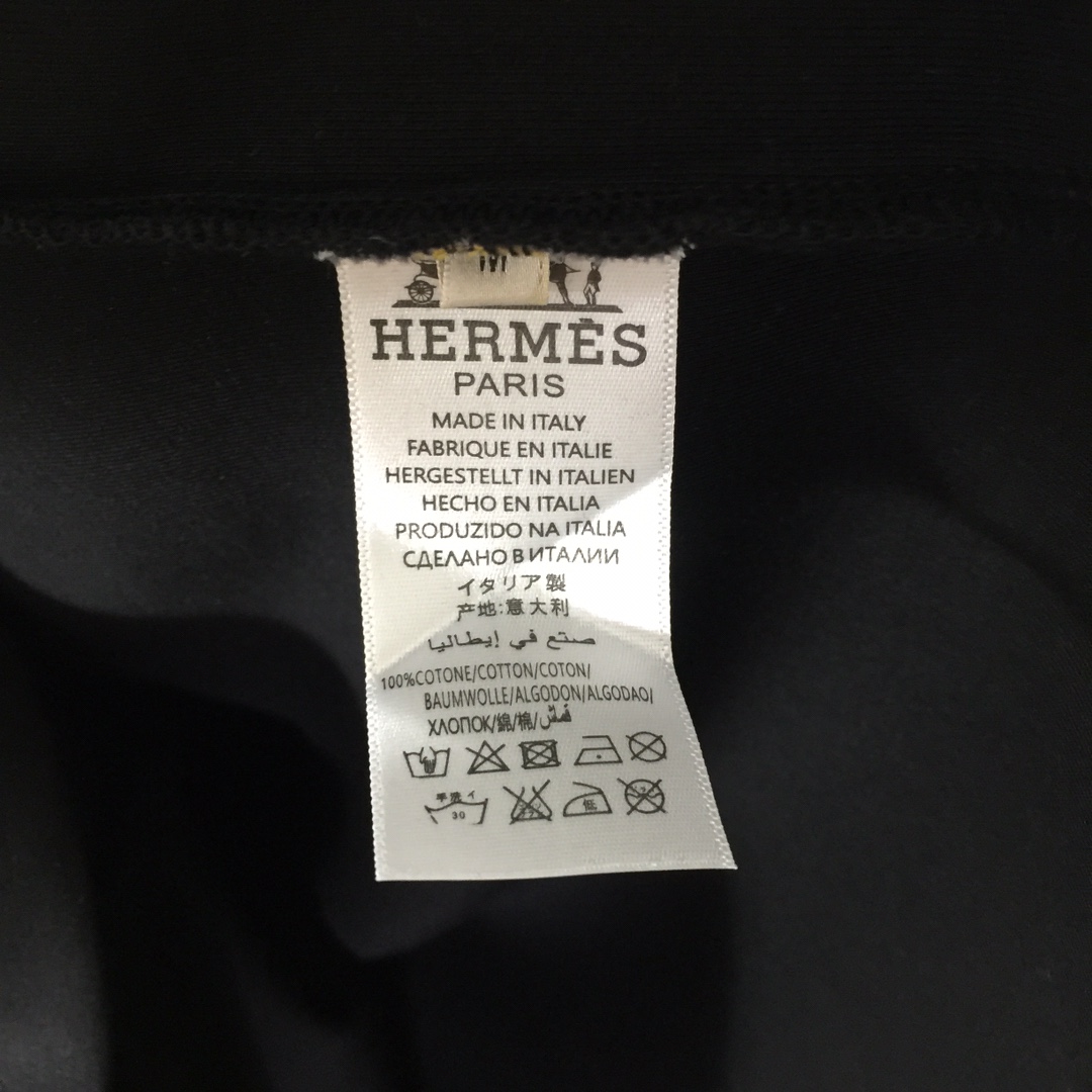 Hermes Cotton T-Shirt  - EUR FASHION