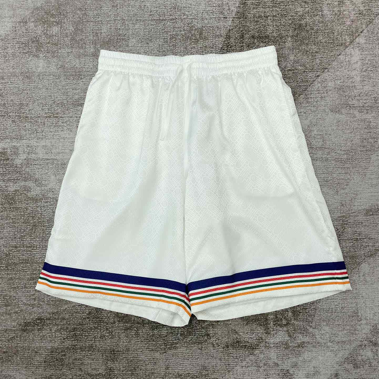 Casablanca Tennis Club Icon Silk Shorts   CA3481 - EUR FASHION