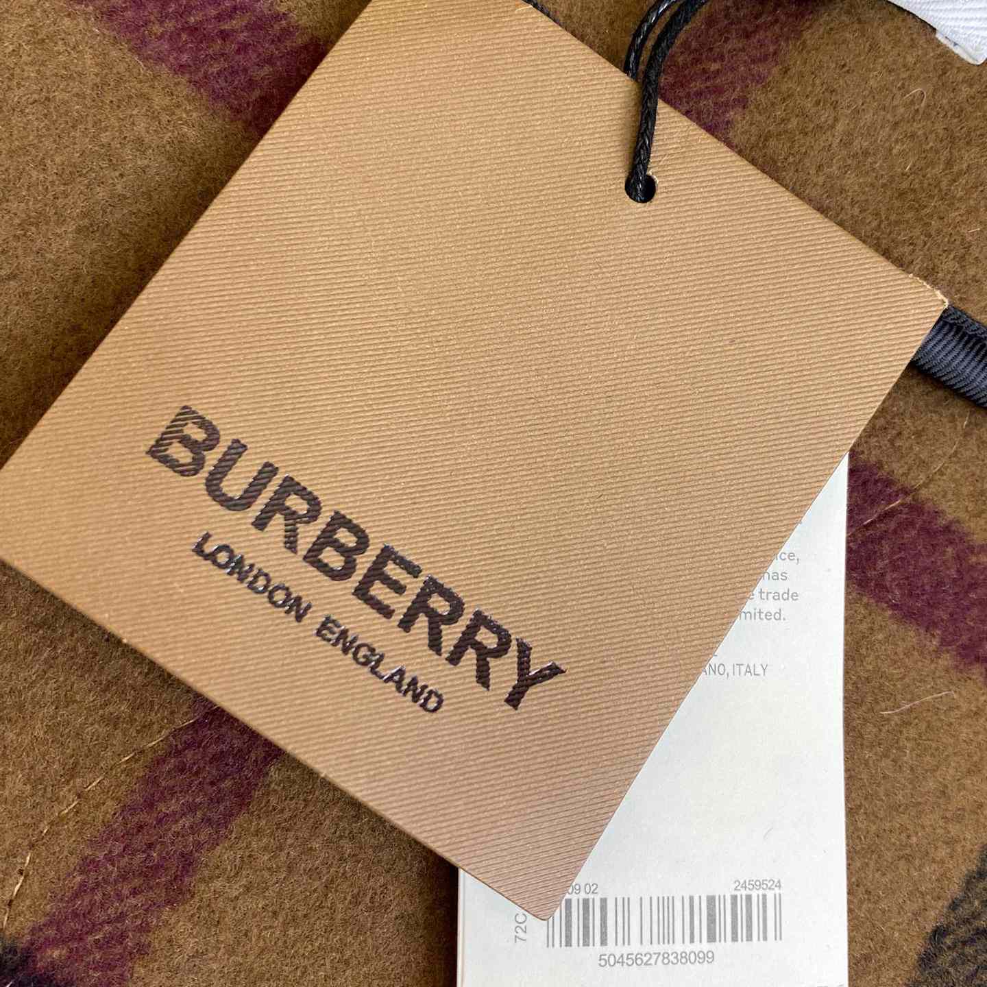 Burberry Check Wool Blend Bomber Jacket - EUR FASHION