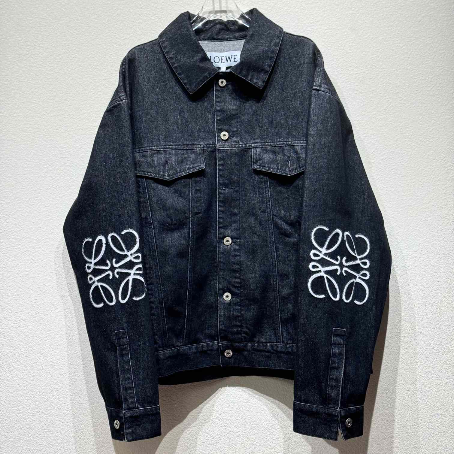 Loewe Anagram Jacket In Denim  - EUR FASHION