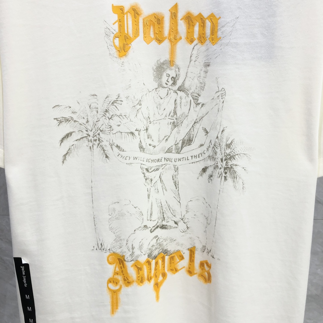 Palm Angels Angel Pencil T-Shirt  - EUR FASHION