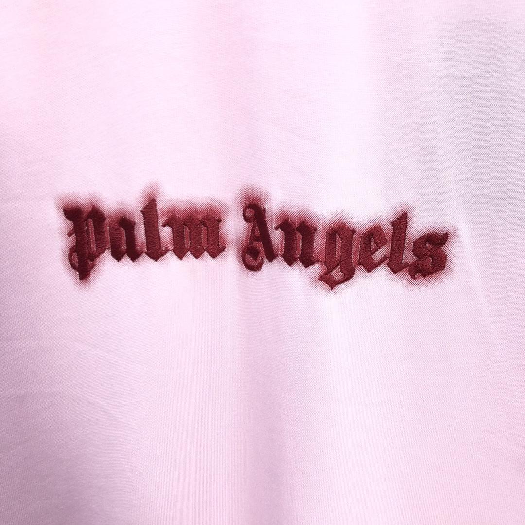 Palm Angels Neon Logo T-Shirt  - EUR FASHION