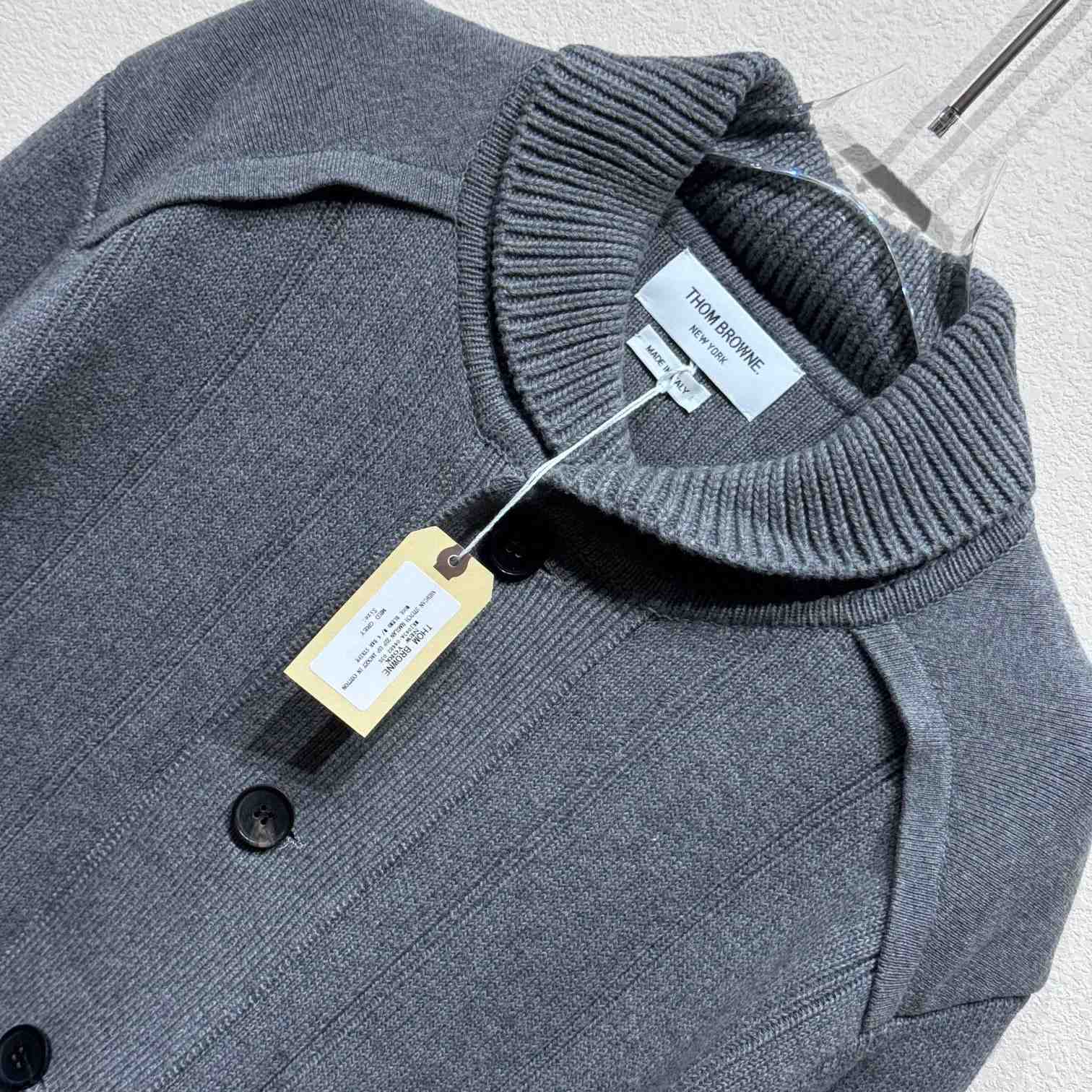 Thom Browne Single-breasted Button-fastening Coat - EUR FASHION