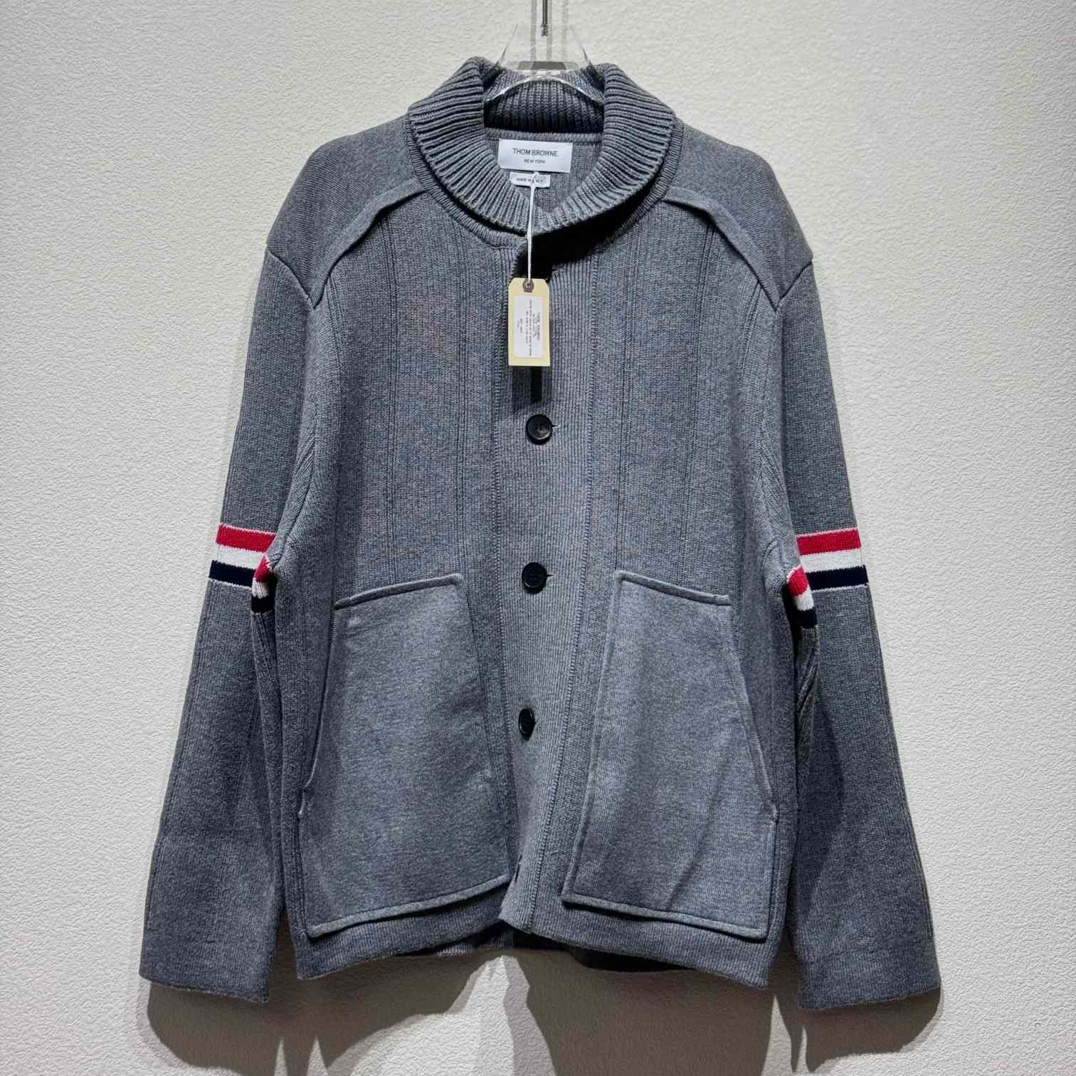 Thom Browne Single-breasted Button-fastening Coat - EUR FASHION