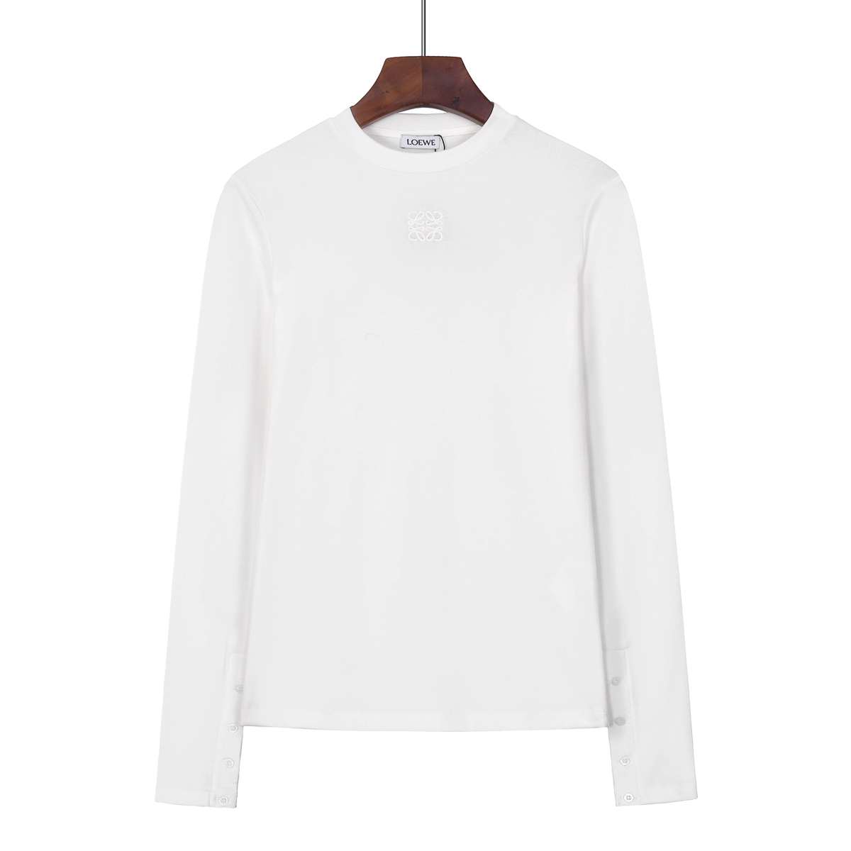 Loewe Loose fit Long Sleeve T-shirt In Cotton - EUR FASHION