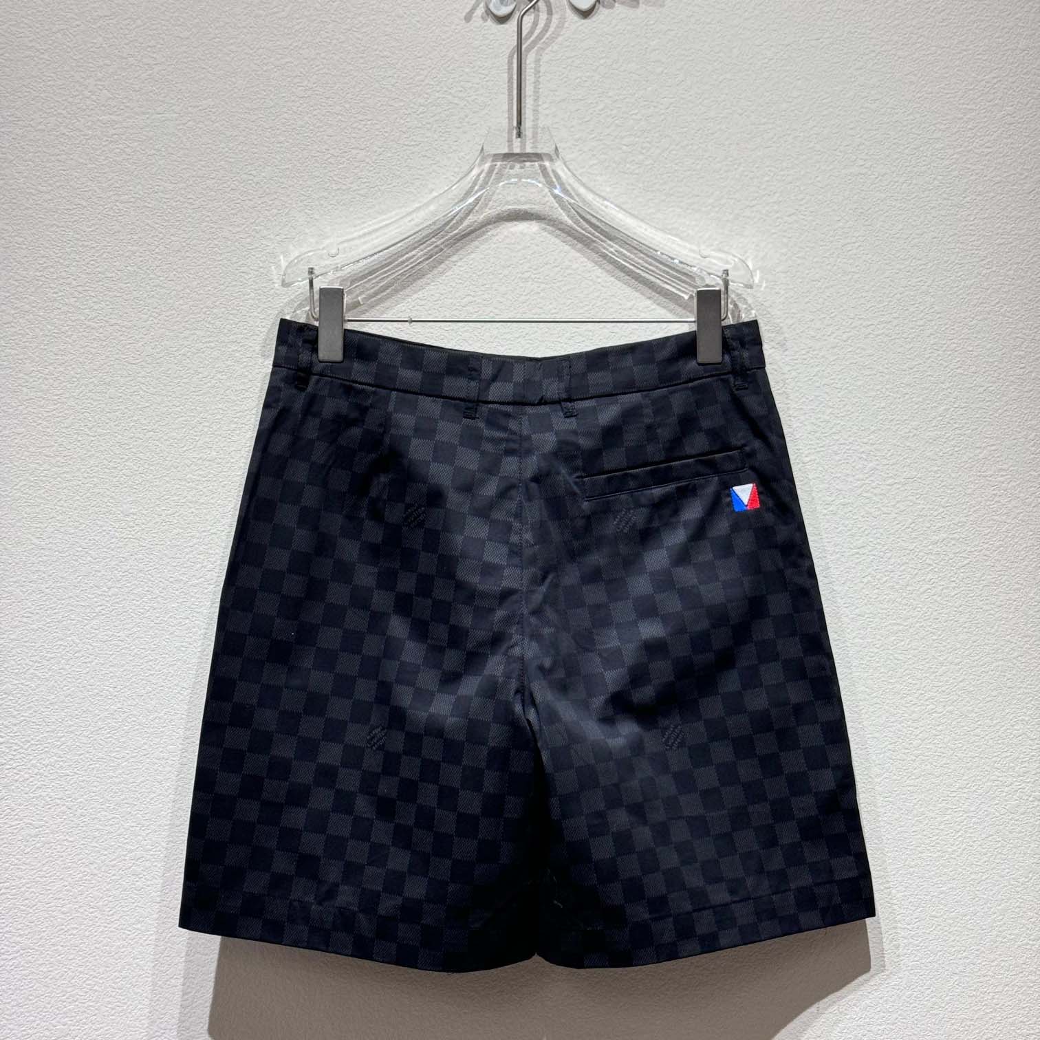 Louis Vuitton Damier Cotton Casual Shorts   1AFVSY - EUR FASHION