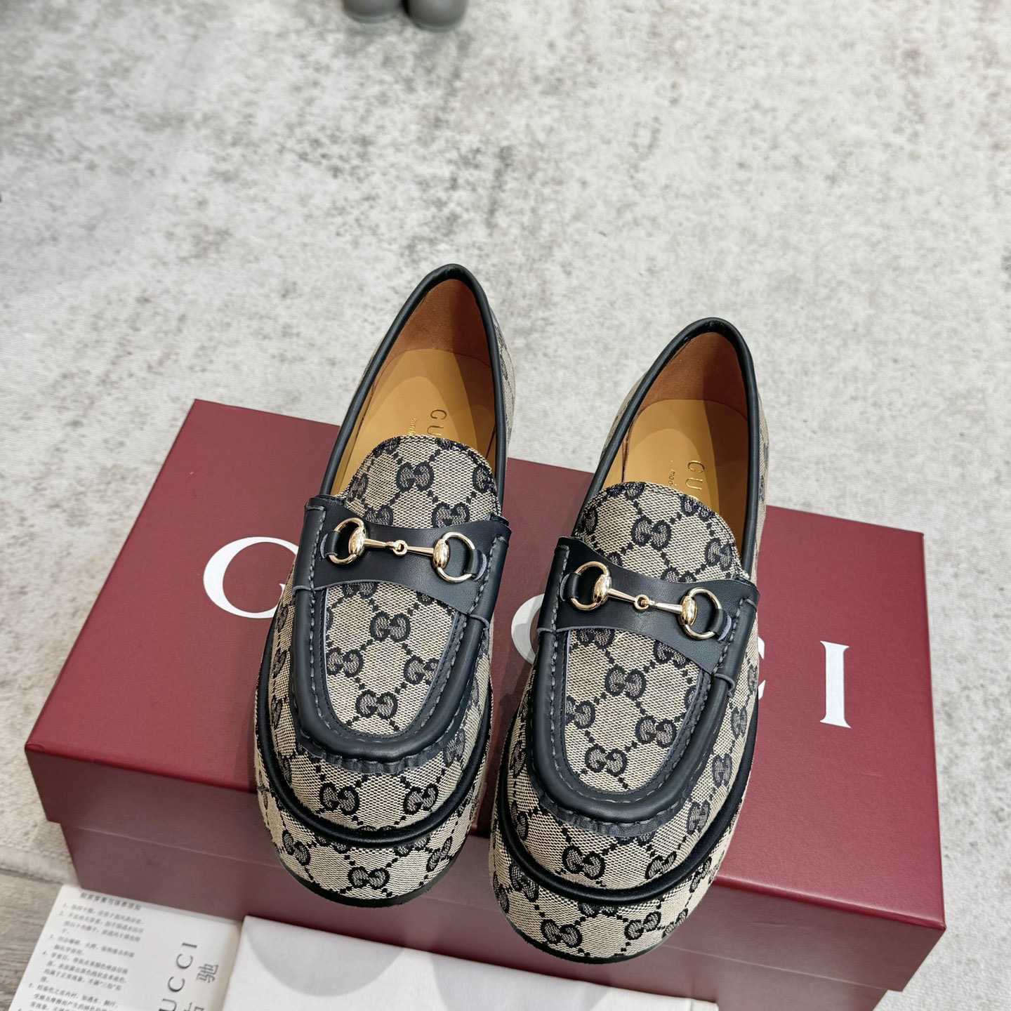 Gucci Women's Horsebit Wedge Loafer - EUR FASHION