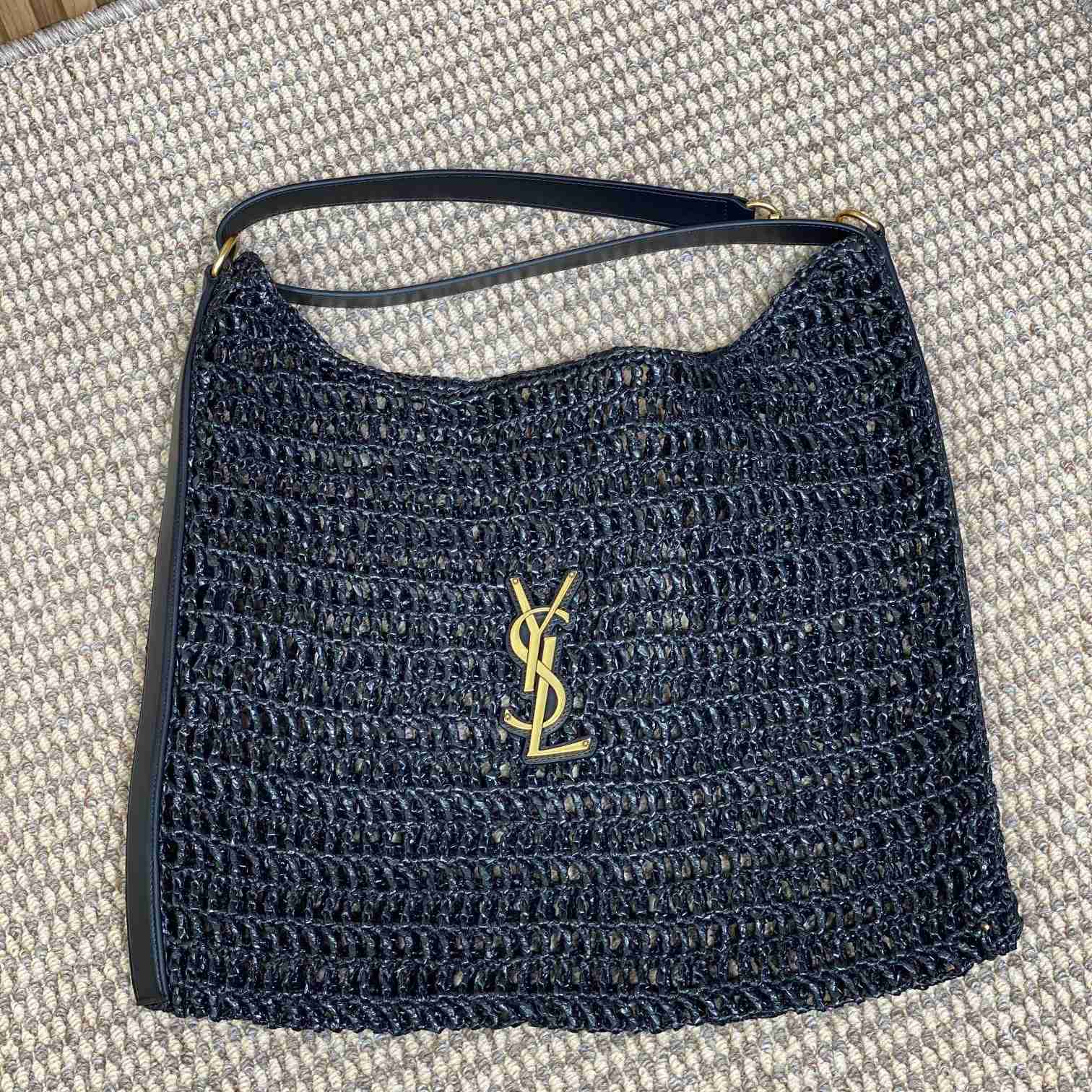 Saint Laurent Oxalis Bag In Raffia Macrame - EUR FASHION