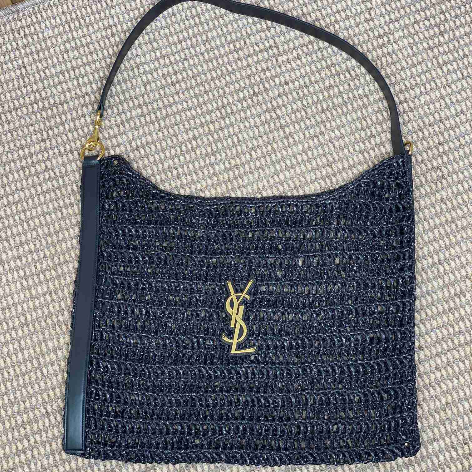 Saint Laurent Oxalis Bag In Raffia Macrame - EUR FASHION