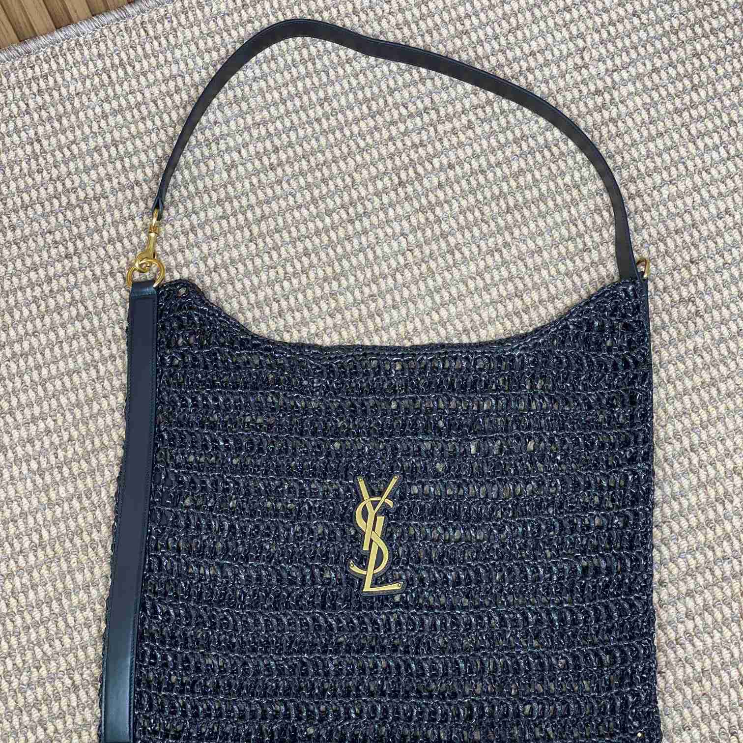 Saint Laurent Oxalis Bag In Raffia Macrame - EUR FASHION