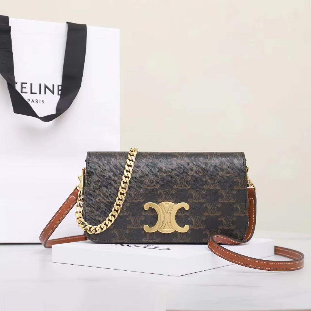 Celine Multipochette In Triomphe Canvas And Calfskin - EUR FASHION