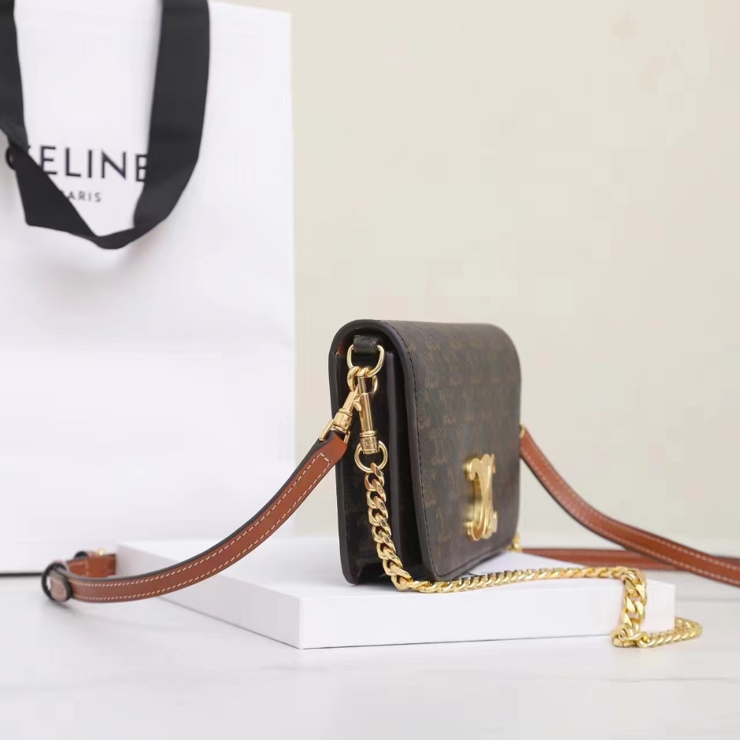 Celine Multipochette In Triomphe Canvas And Calfskin - EUR FASHION