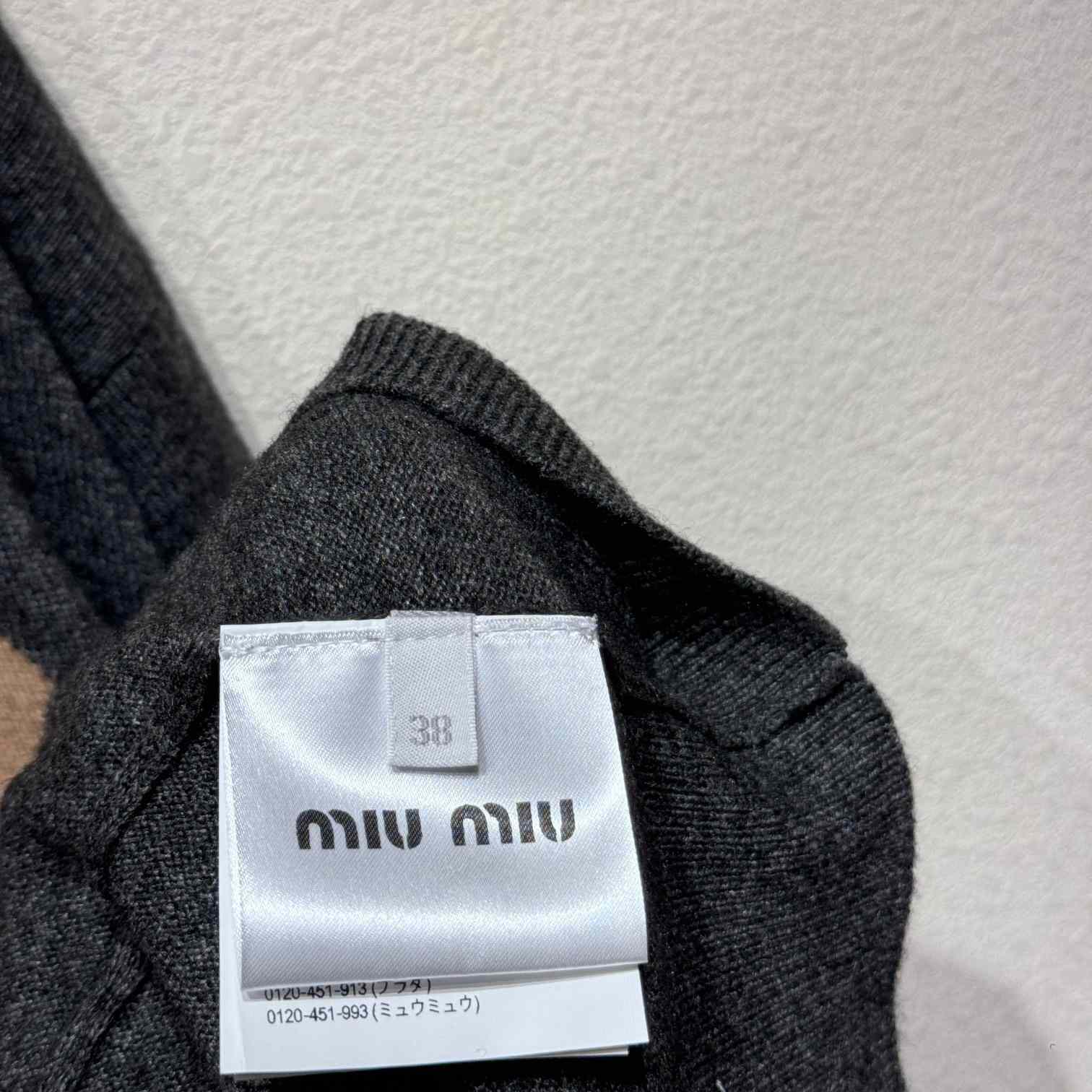 Miu Miu Cashmere Knit Polo Shirt - EUR FASHION