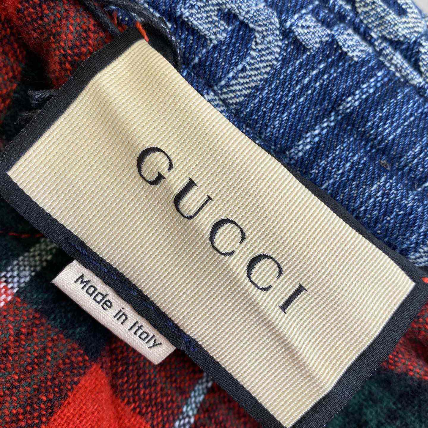 Gucci GG Jacquard Denim Shirt - EUR FASHION