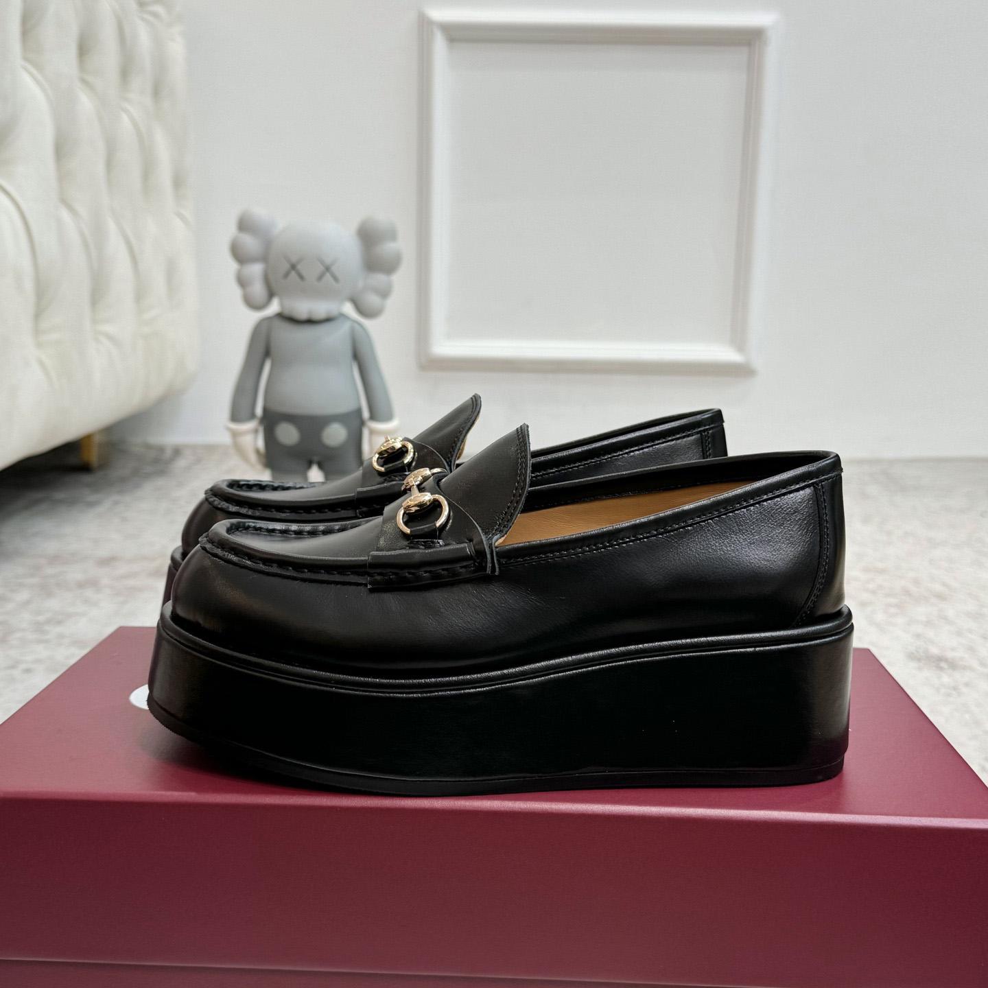 Gucci Women's Horsebit Wedge Loafer - EUR FASHION