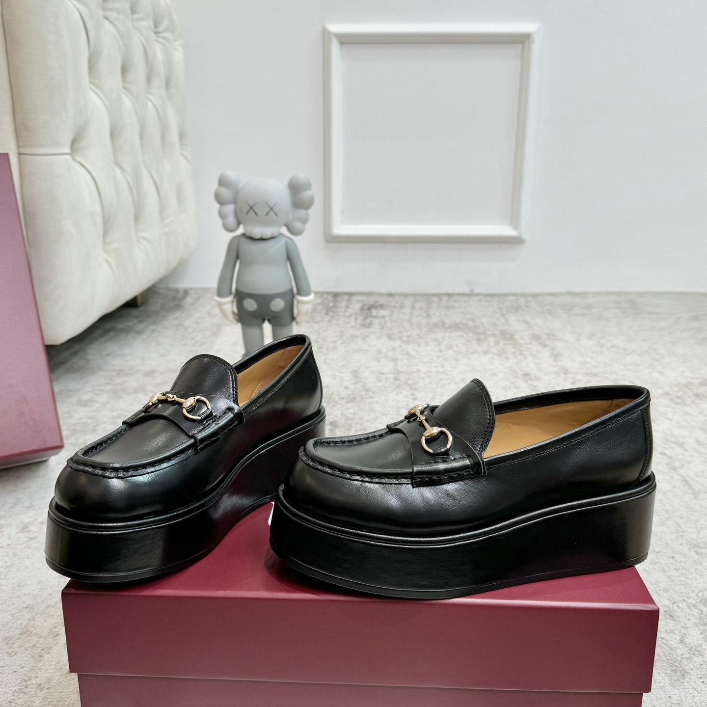 Gucci Women's Horsebit Wedge Loafer - EUR FASHION