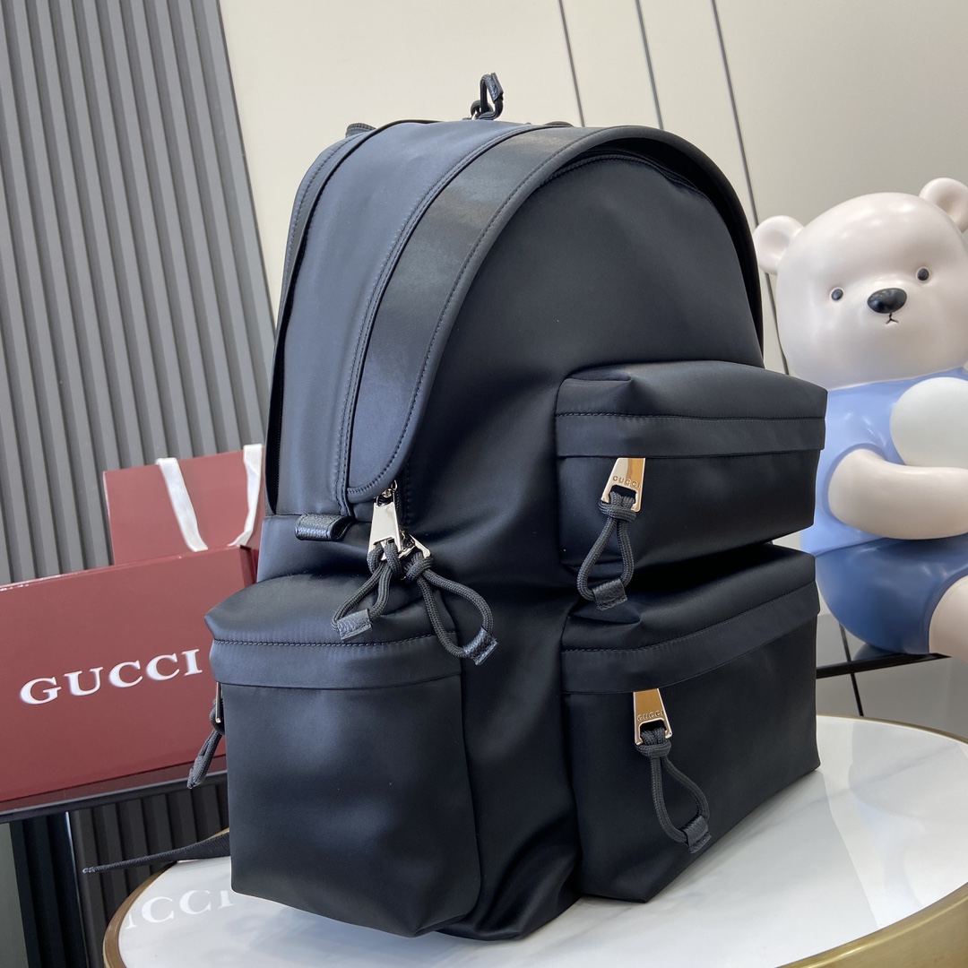 Gucci Large Backpack With Gucci Logo - EUR FASHION