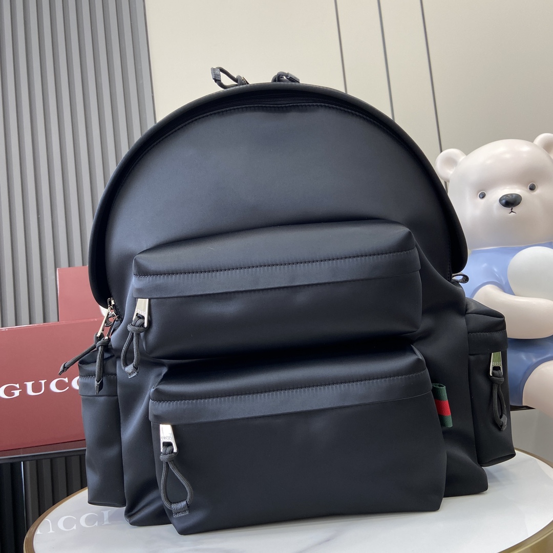 Gucci Large Backpack With Gucci Logo - EUR FASHION