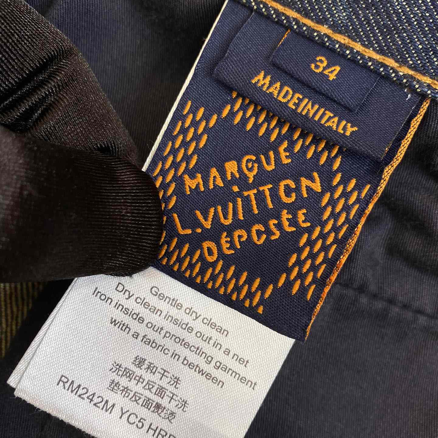 Louis Vuitton Washed Denim Workwear Pants   1AFWYZ - EUR FASHION