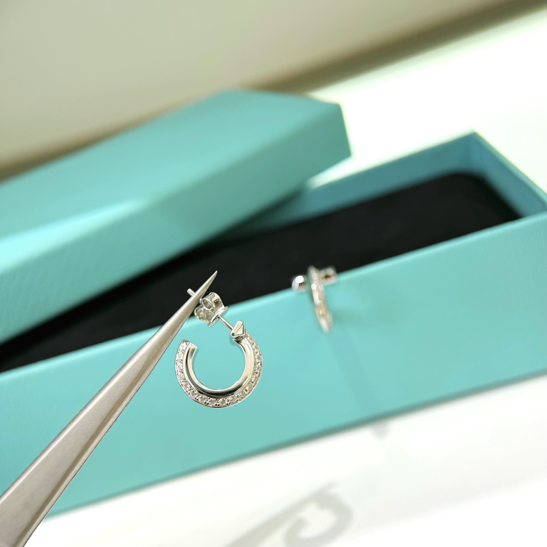 Tiffany & Co. White Gold Earrings - EUR FASHION