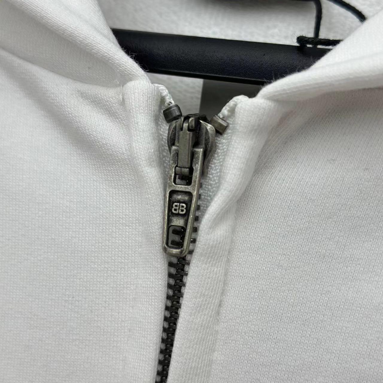 Balenciaga Soccer Zip-up Hoodie - EUR FASHION