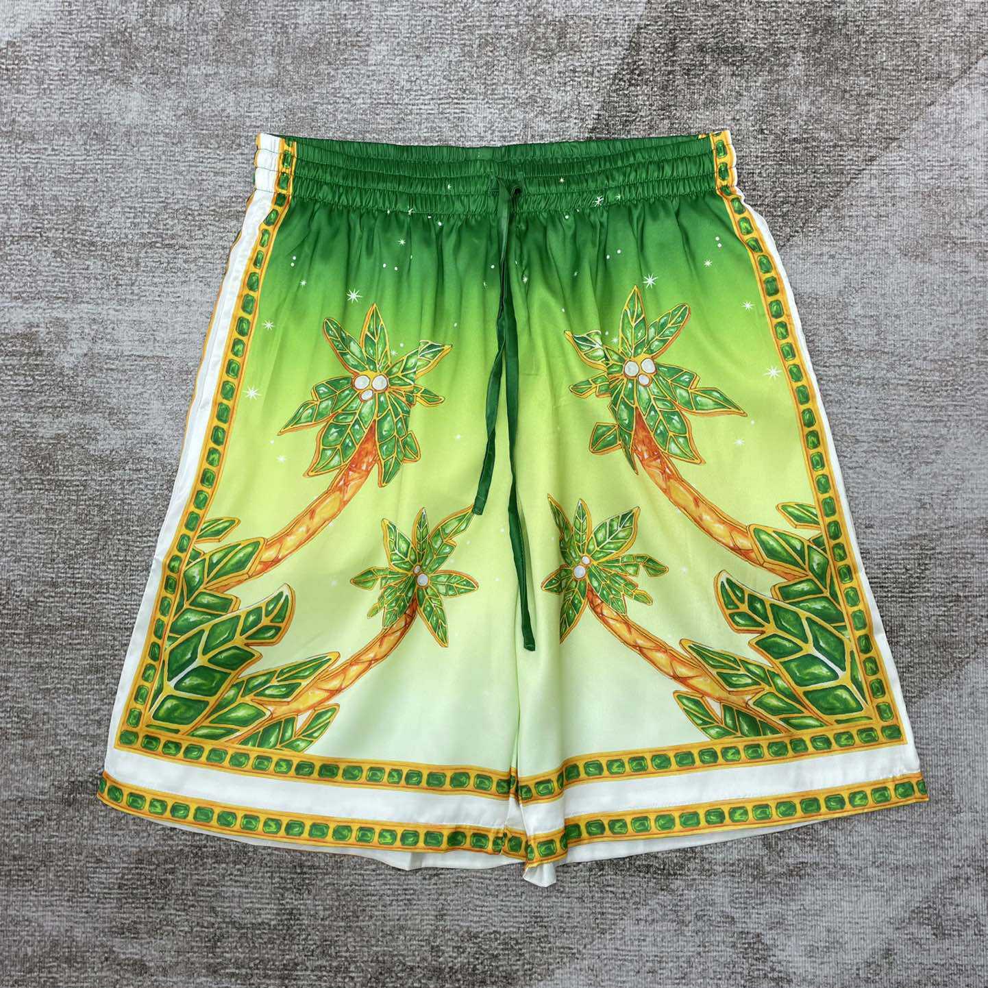 Casablanca Joyaux D'Afrique Satin Shorts   CA3509 - EUR FASHION