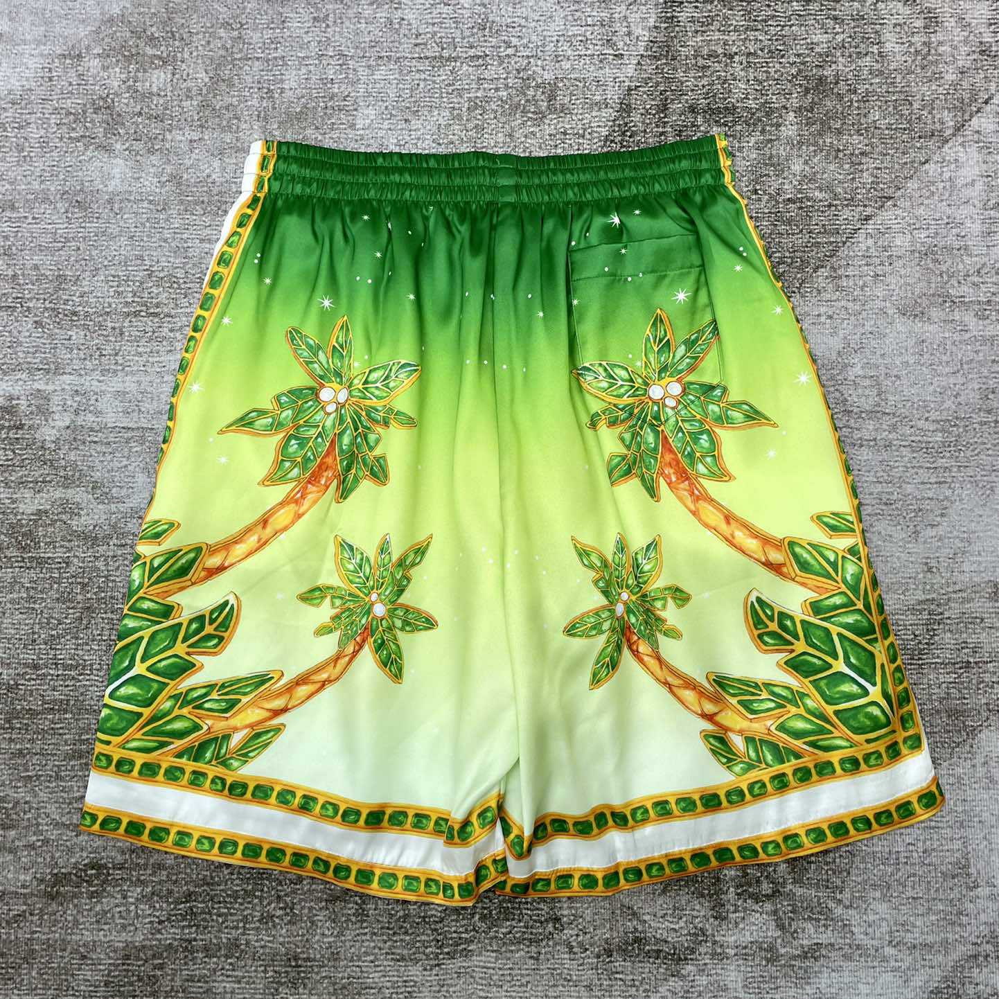 Casablanca Joyaux D'Afrique Satin Shorts   CA3509 - EUR FASHION