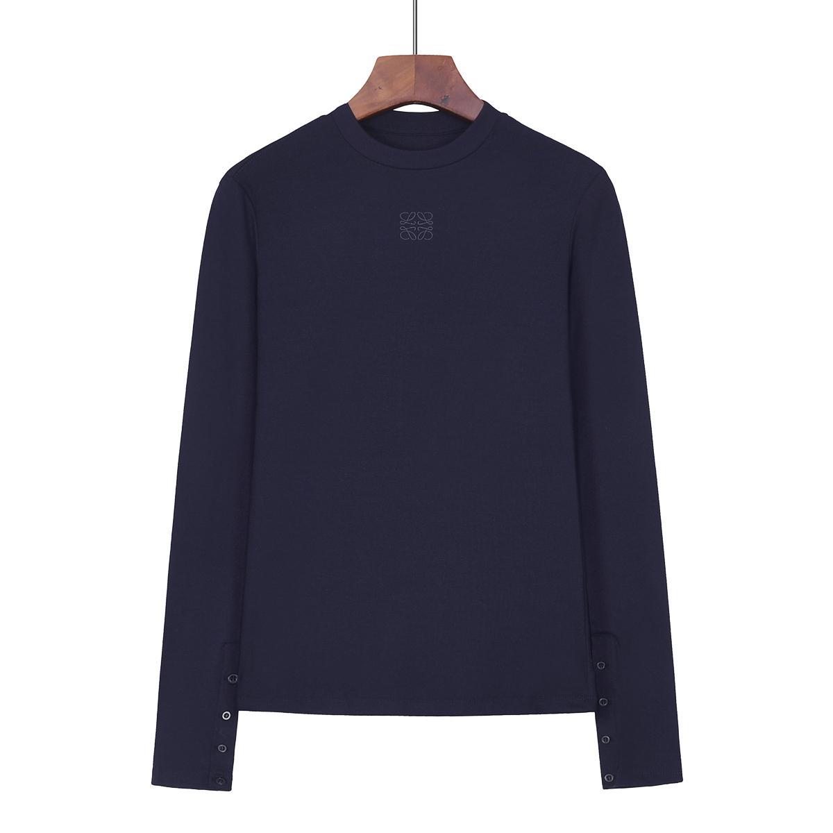 Loewe Loose fit Long Sleeve T-shirt In Cotton - EUR FASHION