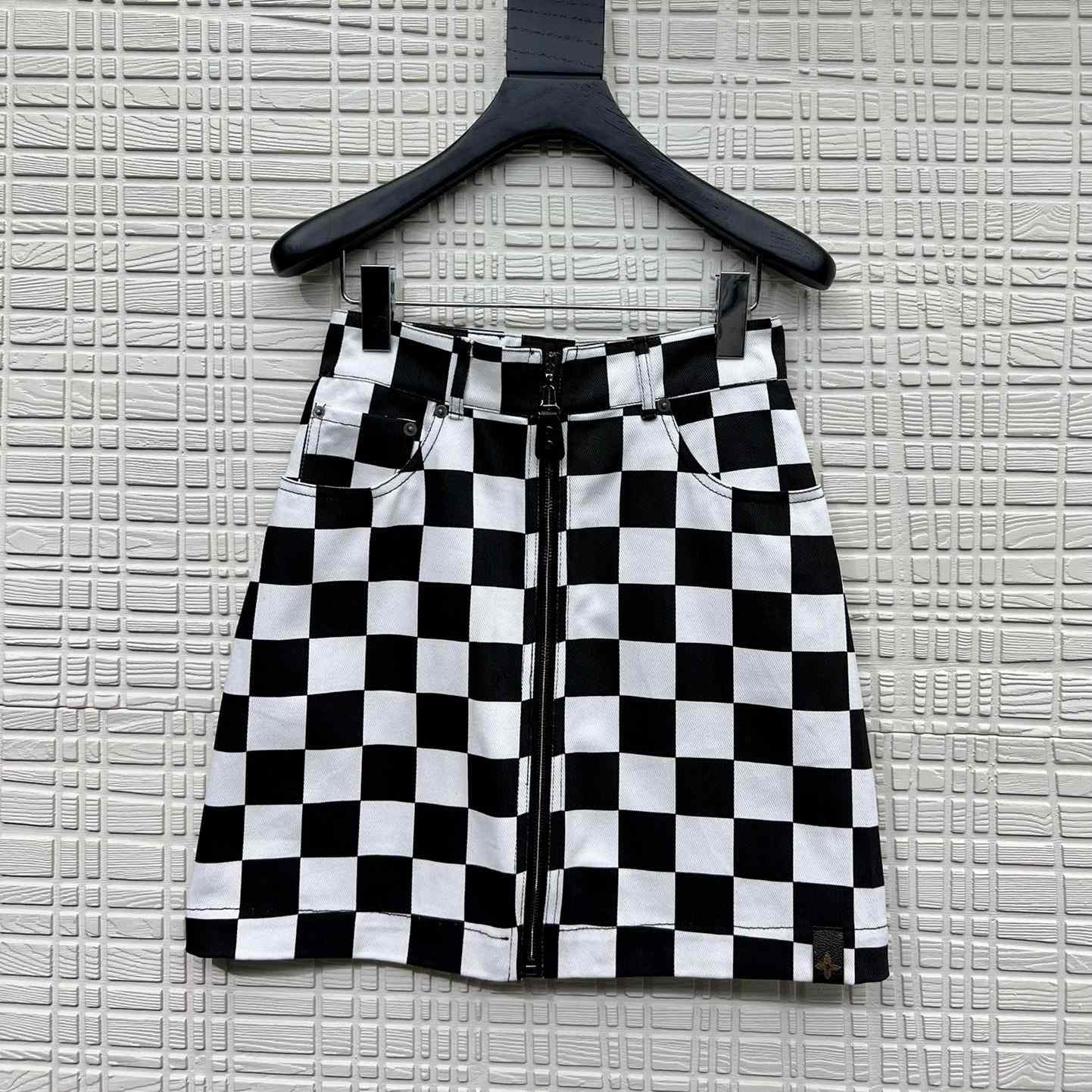 Louis Vuitton Damier Denim Mini Skirt    1AGACC - EUR FASHION