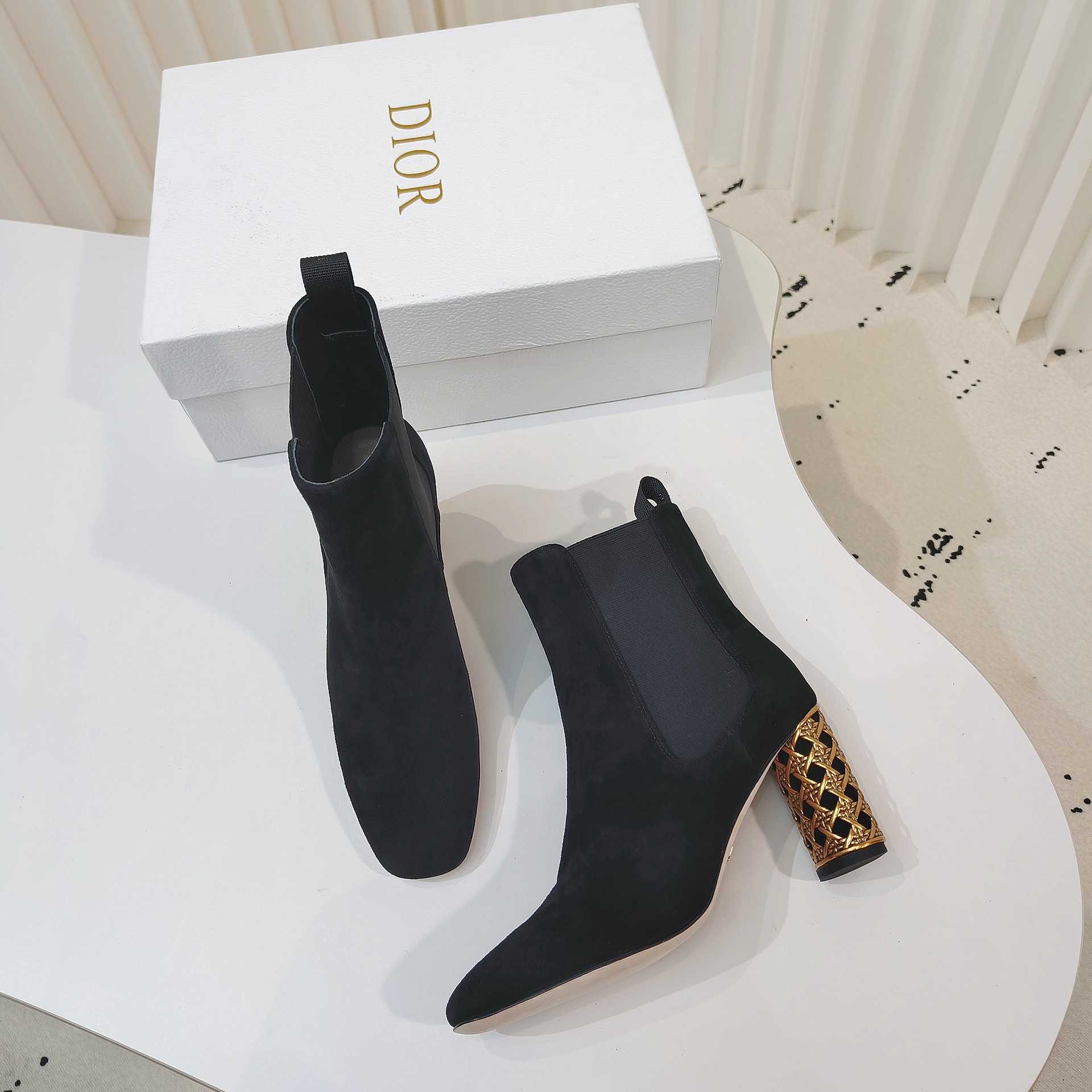 Dior Icon Heeled Ankle Boot - EUR FASHION