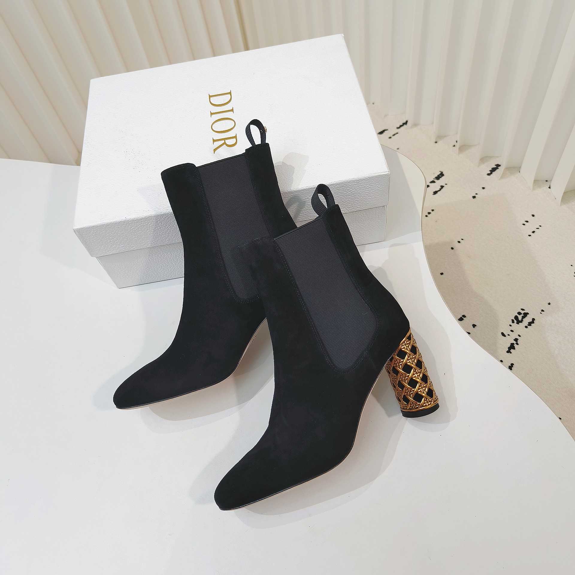 Dior Icon Heeled Ankle Boot - EUR FASHION