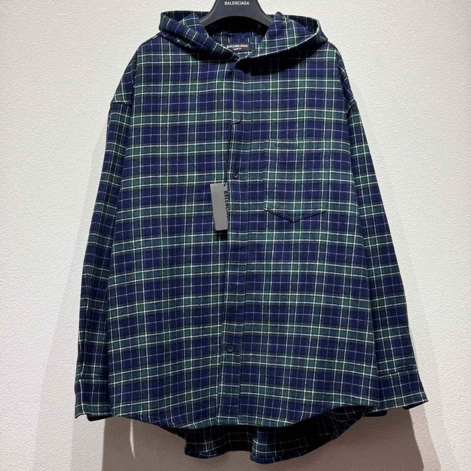 Balenciaga Hooded Shirt  - EUR FASHION