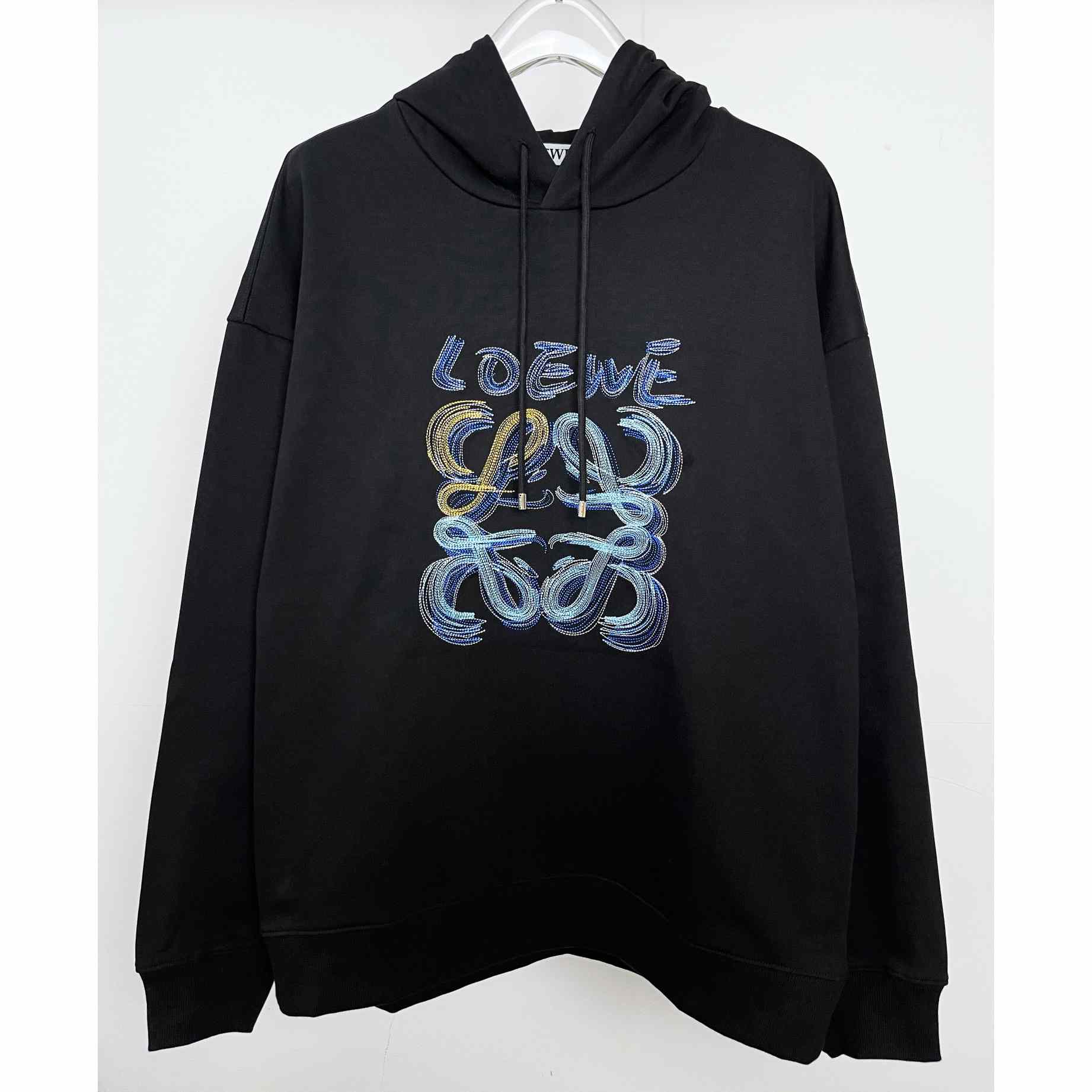 Loewe Hooded Sweatshirt In Cotton - EUR FASHION