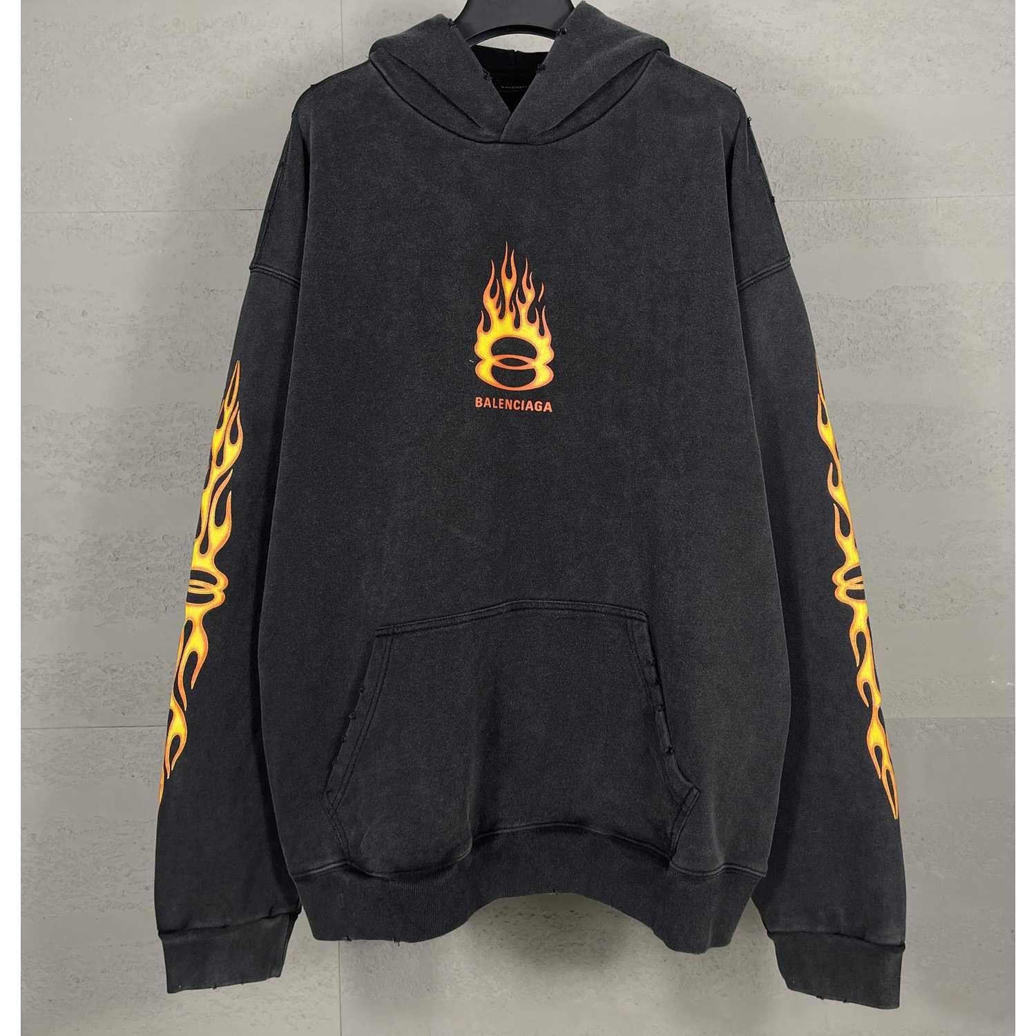 Balenciaga Oversized Flame Hoody - EUR FASHION