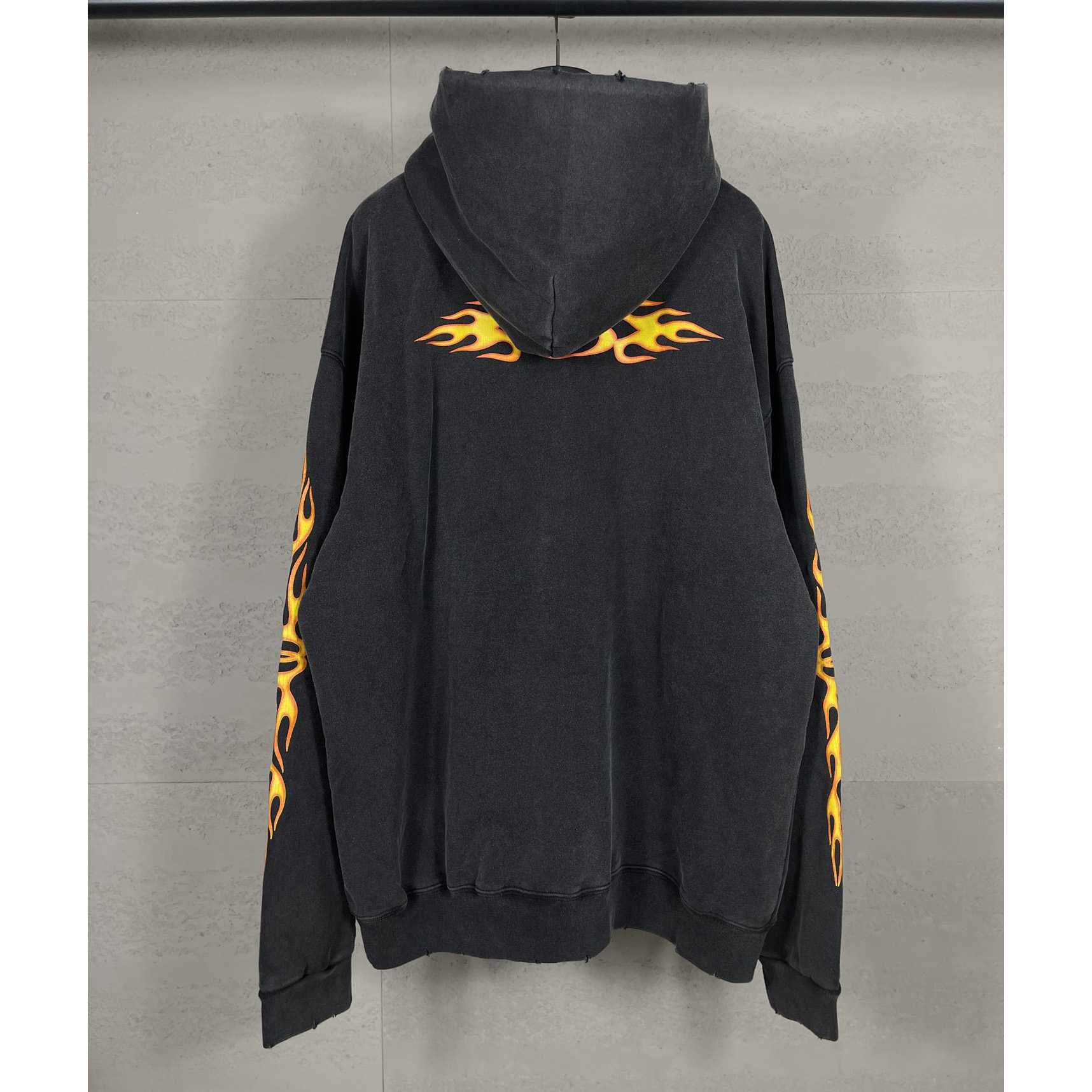 Balenciaga Oversized Flame Hoody - EUR FASHION