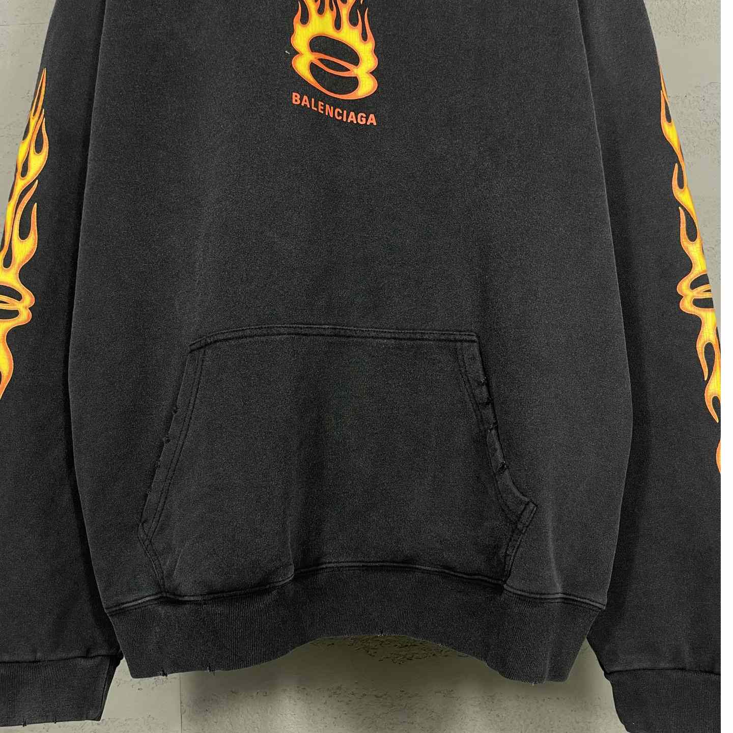 Balenciaga Oversized Flame Hoody - EUR FASHION