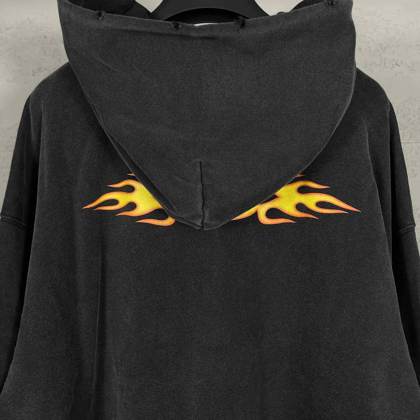 Balenciaga Oversized Flame Hoody - EUR FASHION