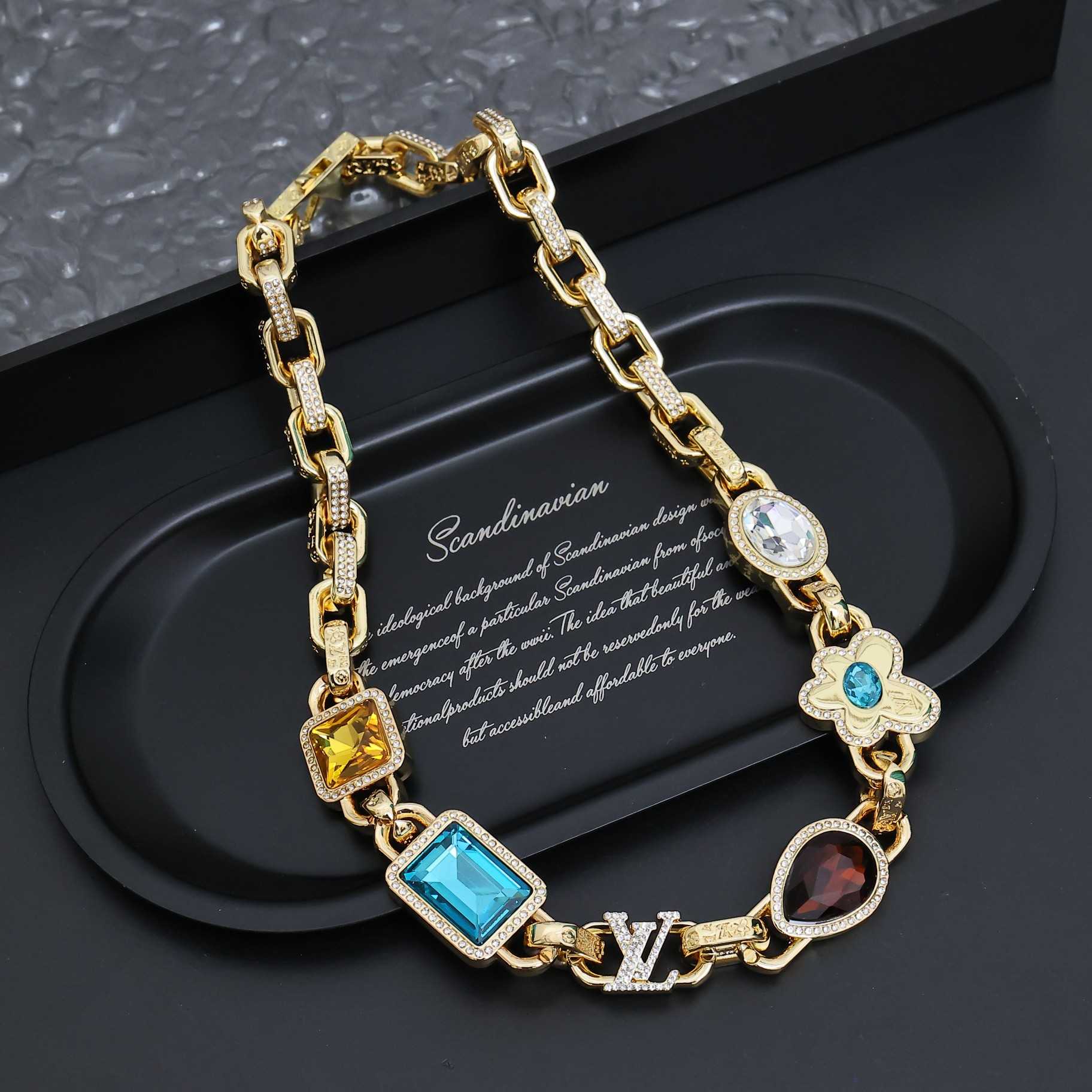 Louis Vuitton Paradise Stone Necklace  M01875 - EUR FASHION