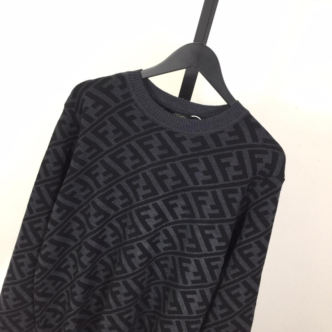 Fendi Black Wool Pullover - EUR FASHION