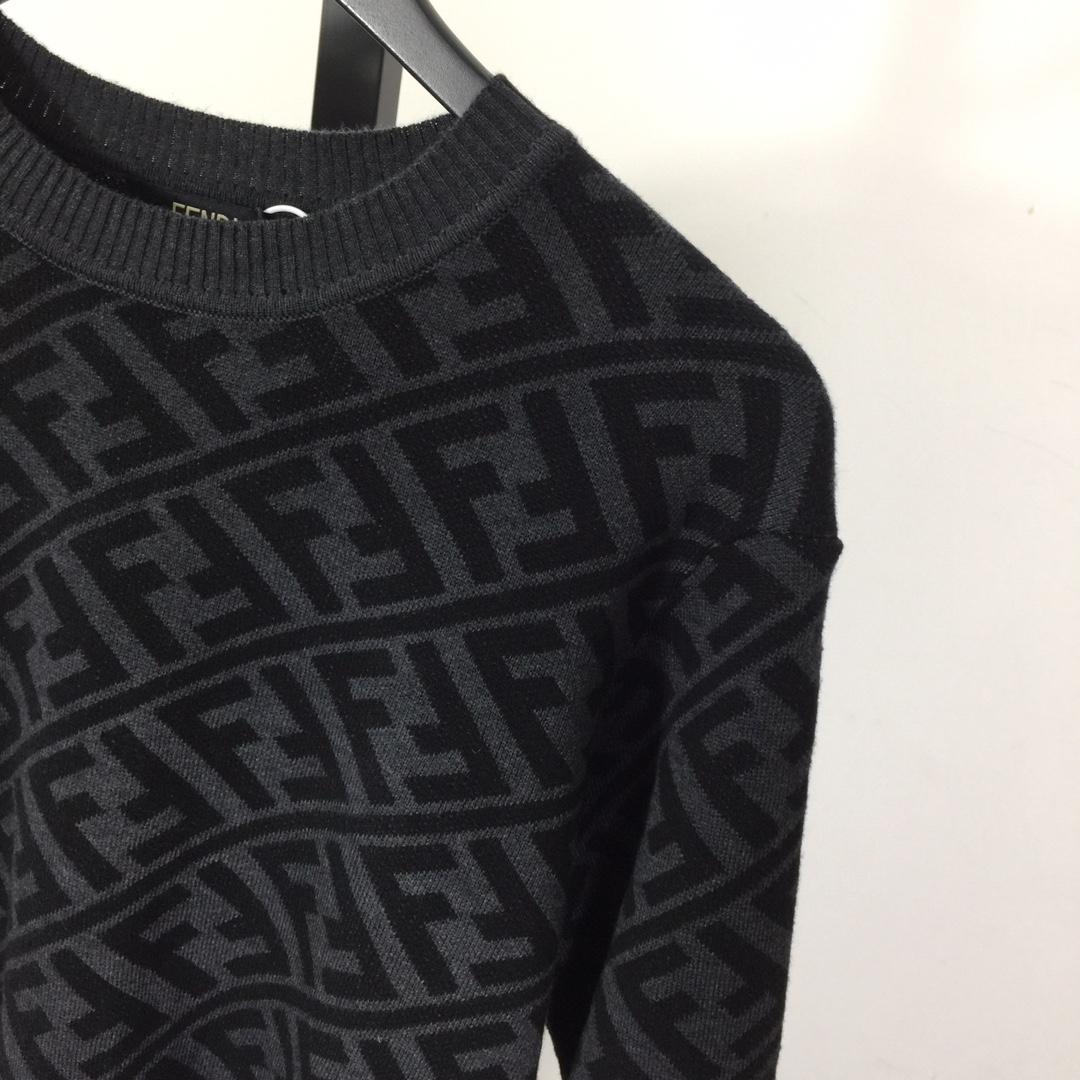 Fendi Black Wool Pullover - EUR FASHION