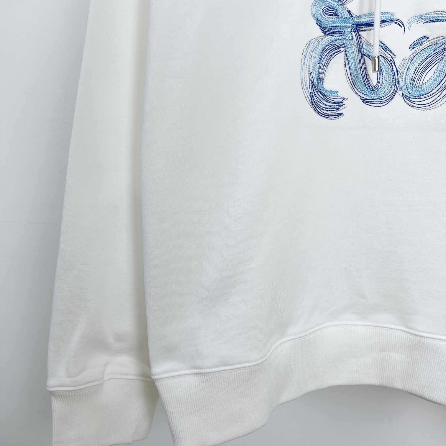 Loewe Hooded Sweatshirt In Cotton - EUR FASHION