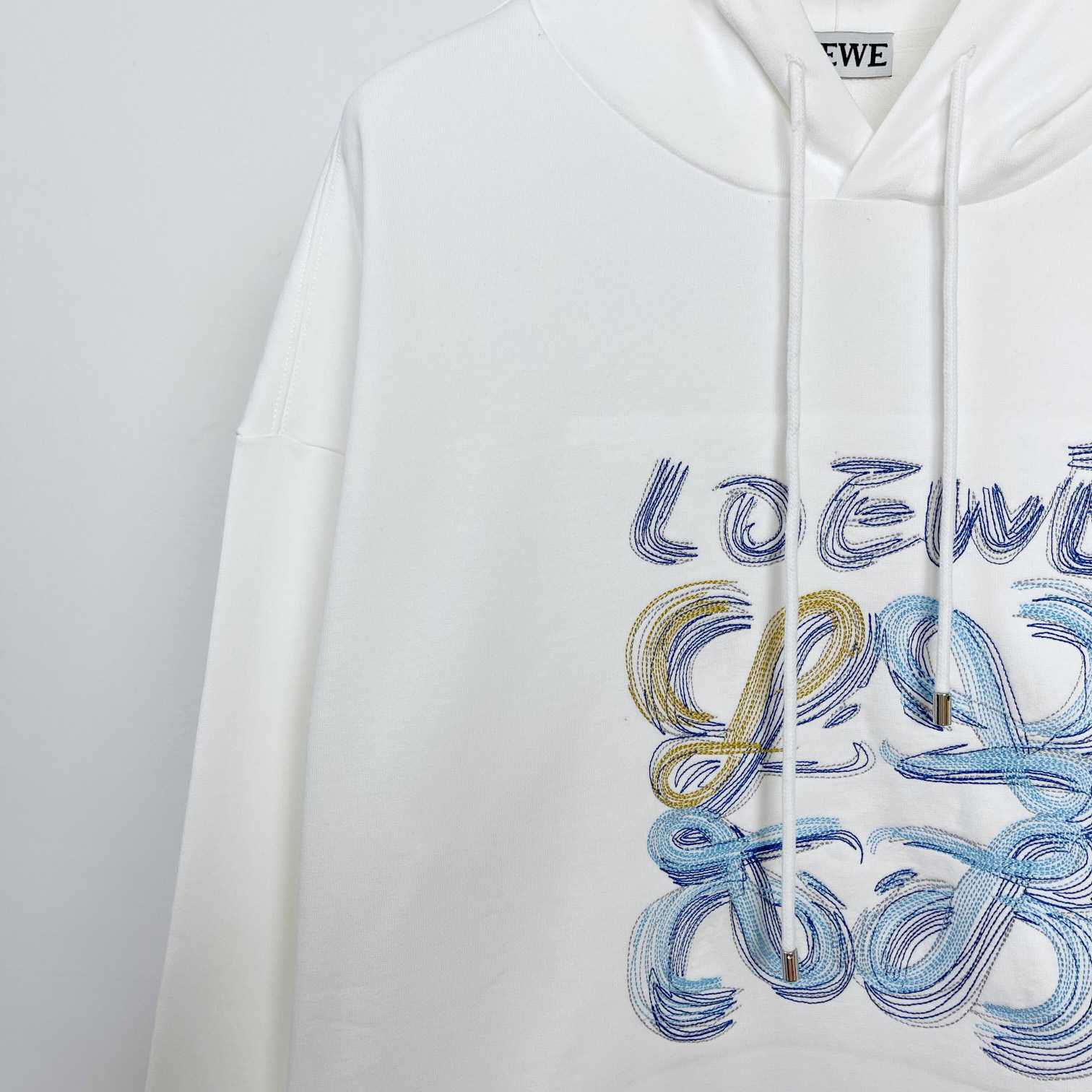 Loewe Hooded Sweatshirt In Cotton - EUR FASHION