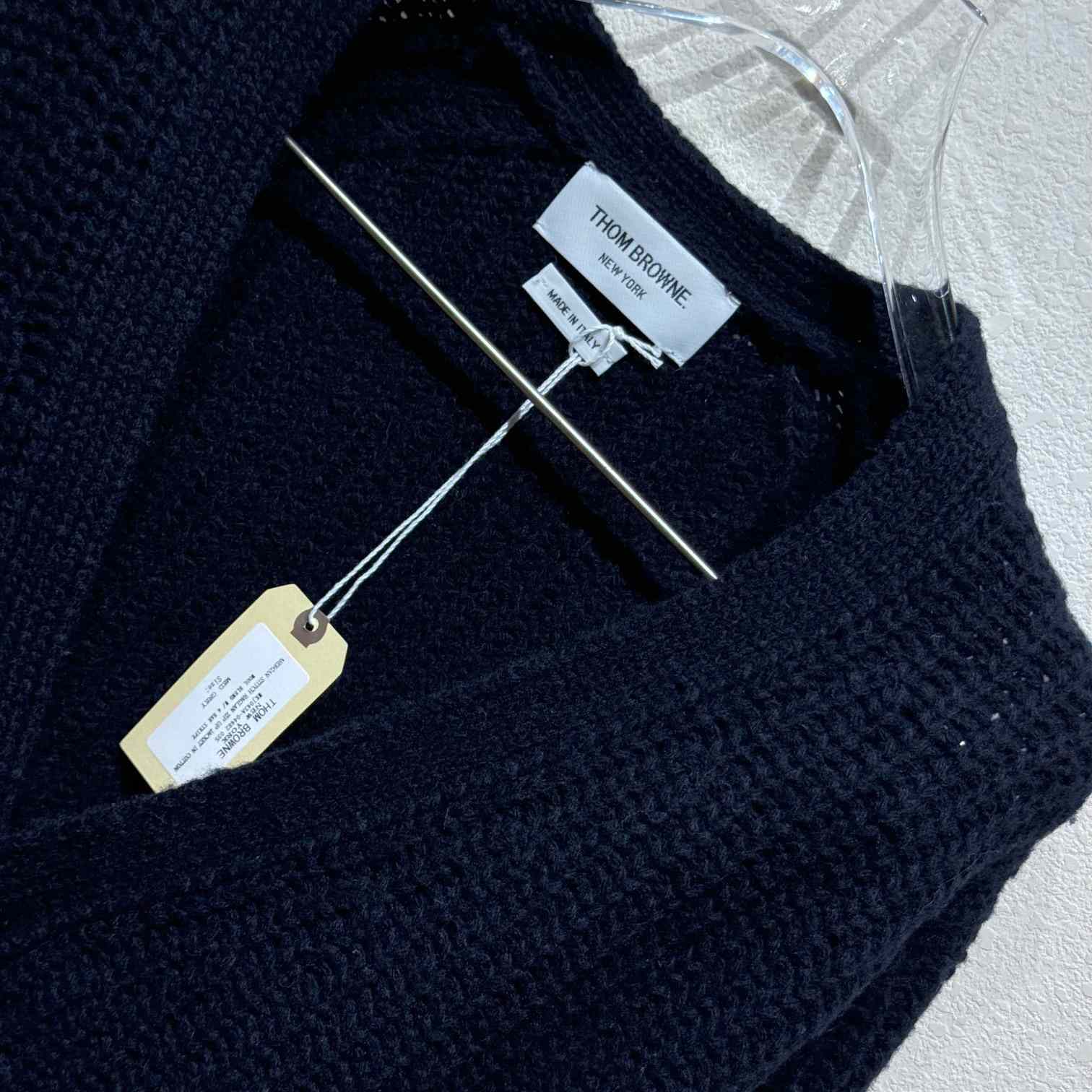 Thom Browne 4-Bar Oversize Wool Cardigan - EUR FASHION